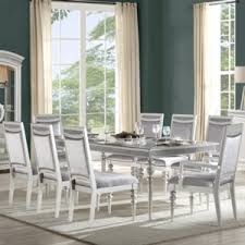 Our chicago living room sets offer comfort for leather lovers or chenille seekers alike. Acme Furniture Maverick 8 Piece Table And Chair Set Del Sol Furniture Dining 7 Or More Piece Sets