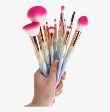 makeup brushes png banner stock