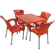 plastic table chair set