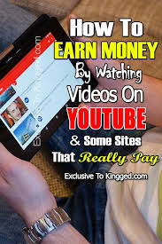 One of the easiest ways to make money online is with swagbucks. 22 Best Sites That Really Pay You For Watching Videos On Youtube Or Tv