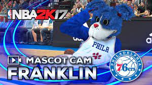 It turns out one of our founding fathers had a serious handle. Nba2k17 Mascot Cam Franklin Philadelphia 76ers Youtube