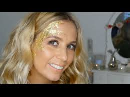 24k gold leaf makeup you
