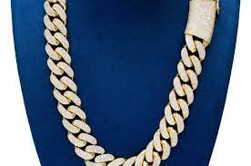 20mm miami cuban link diamond necklace