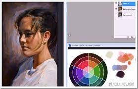 how to paint portraits in photo for