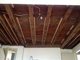 ceiling makeover how to expose wood