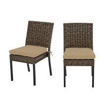 wicker outdoor patio dining chair
