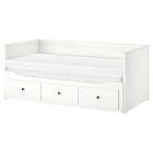 HEMNES Daybed frame with 3 drawers, white, Twin Ikea