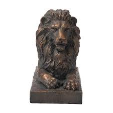 Mgo Lying Guardian Lion Garden Statue