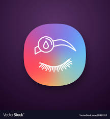 makeup removal app icon royalty free
