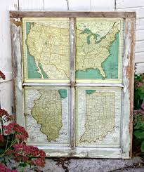 diy map project window to the world
