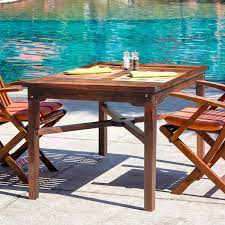 Patio Outdoor Dining Table Square