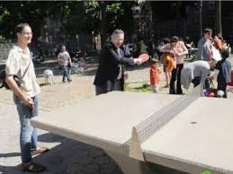 A lot of have concrete tops with extra durability. Outdoor Ping Pong On The Table For East Village S Tompkins Square Park East Village Lower East Side New York Dnainfo