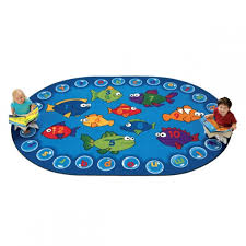 fishing for literacy clroom rug