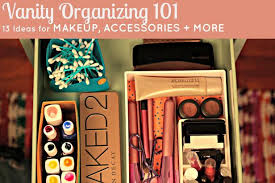 13 cute diy vanity organizing ideas