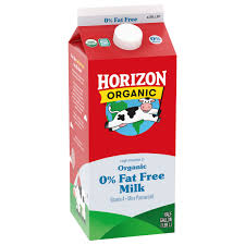 horizon organic milk fat free organic