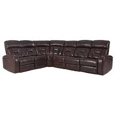 Gio Brown Leather Power Reclining