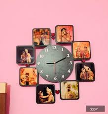 Wall Clock With Ersonaliazed Photo