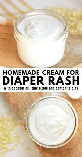 homemade all natural diaper rash cream