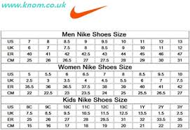 Nike Roshe Run Size Chart Knom Co Uk