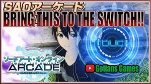 Sword Art Online Arcade: Deep Explorer! Bring This to the Switch! - YouTube