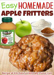 Apple Fritter Recipe With Applesauce gambar png