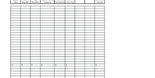 Small Business Income And Expenses Spreadsheet Tax Organizer