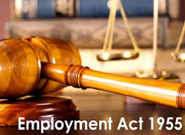 The employment act, 1955 is the main legislation on labor matters in malaysia. Employment Act 1955 Act 265 Malaysian Labour Laws