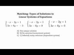 Linear Systems With Two Equation