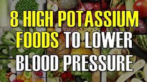 8 high potium foods to lower blood