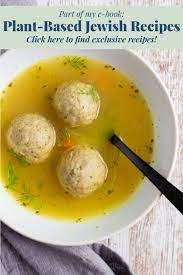 the best vegan matzo ball soup