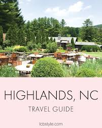 travel guide highlands north carolina