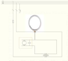 Fluorescent light circuits, schematics or diagrams. File How To Wire Circular Fluorescent Lamp Jpg Wikimedia Commons