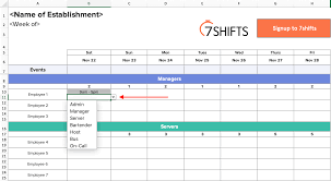 The shift plan, rota or roster (esp. Shift Schedules The Ultimate How To Guide 7shifts