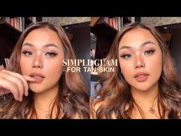 simple glam makeup routine for morena