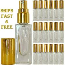 7ml Empty Perfume Glass Bottles Gold