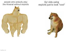 140 hp basic doge so internet meme much wiki very readers ow. Roblox Buff Doge Vs Cheems Memes Gifs Imgflip