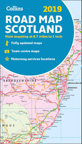 2019 Collins Road Map Scotland Collins Maps 9780008272739