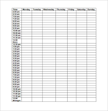 Daily Schedule Template 37 Free Word Excel Pdf Documents