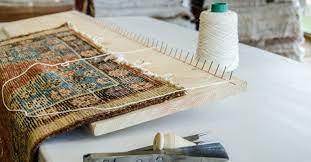 how to repair oriental rug fringe
