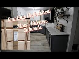 paint unfinished lowes stock cabinets