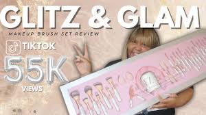 tjma glitz glam makeup brush set