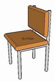 round section steel chair