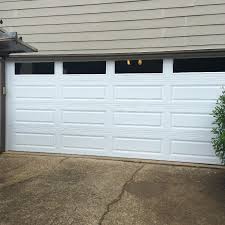 long panel raised garage door