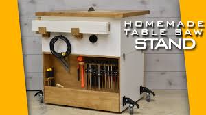 how to make a table saw stand for the