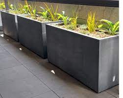lightweight concrete planters by grc nz