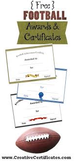 Football Certificates Template Magdalene Project Org