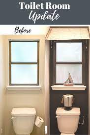 Toilet Room Makeover And A Clever Way