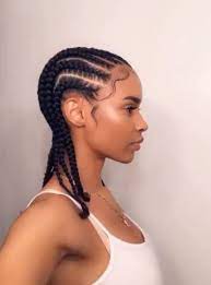 The oldest known reproduction of hair braiding may go back about 30,000 years: 5 Besten Ideen Uber Naturliche Zopfe Frisuren New Site Natural Braided Hairstyles Cornrows Natural Hair Natural Hair Braids