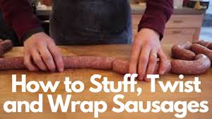 wrap homemade sausages