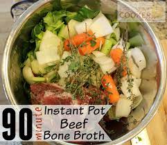 Instant Pot Beef Bone Broth gambar png